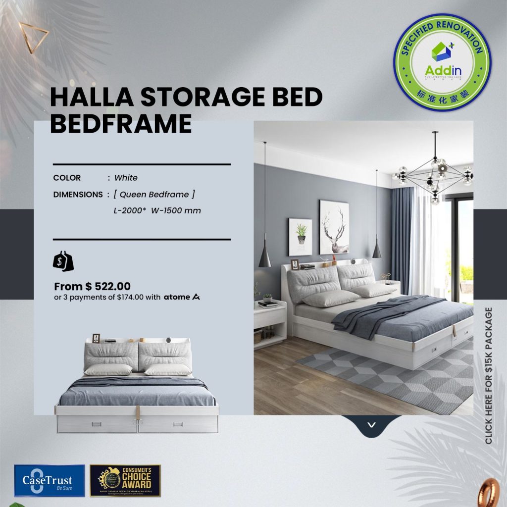 Halla Storage Bed Bedframe