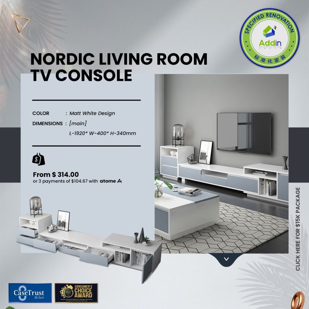 Nordic Living Room TV Console